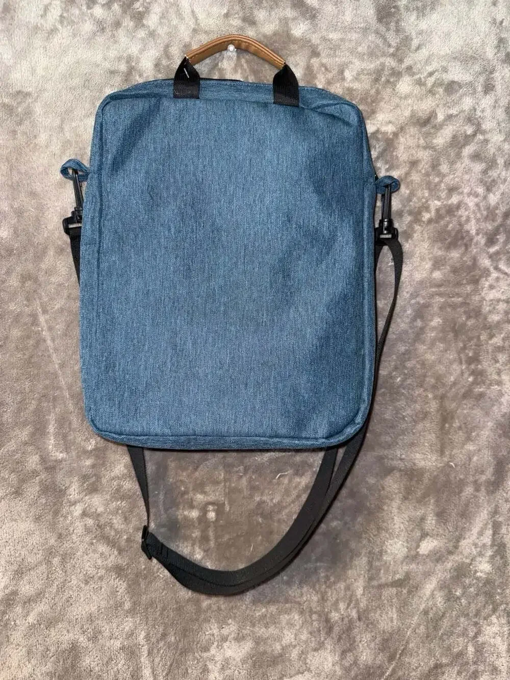 Sanrio Hello Kitty Denim-Look Crossbody Messenger Bag